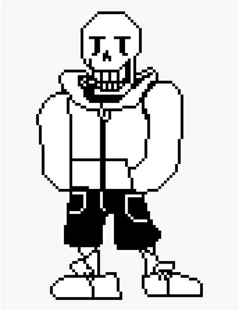 Transparent Sprite Papyrus - Underswap Papyrus Battle Sprite, HD Png Download , Transparent Png ...