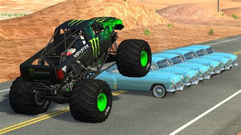 Monster Trucks Crashes Cars