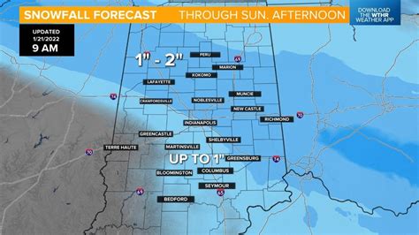 Weekend snow chances in central Indiana | wthr.com