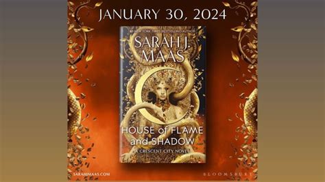 The Cover for Crescent City House of Flame and Shadow is Stunning!