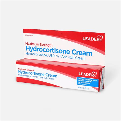 LEADER™ Hydrocortisone 1% Cream 1 oz