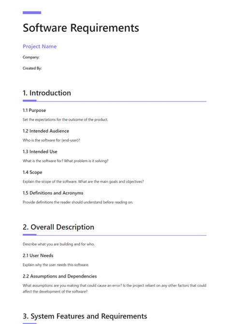 Software Requirements Document: Definition, Steps and Template Included!