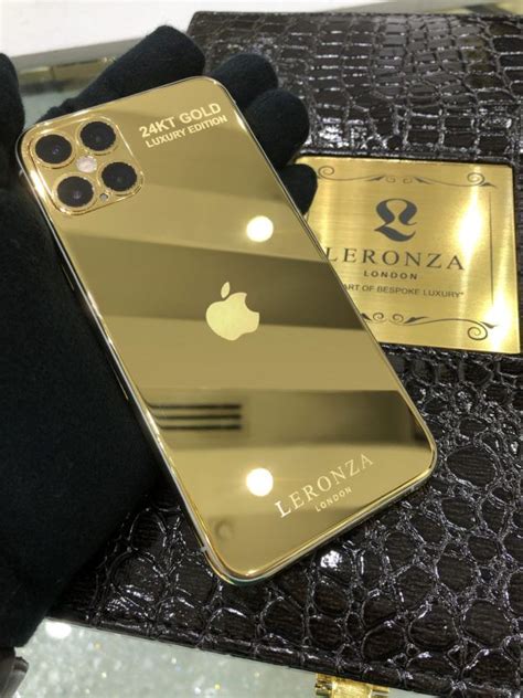 Real 24k Gold iPhone 12 Pro and Pro Max Range | Leronza - Leronza | Iphone, Gold iphone, Apple ...