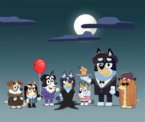 Bluey Spooky Family by Yingcartoonman on DeviantArt