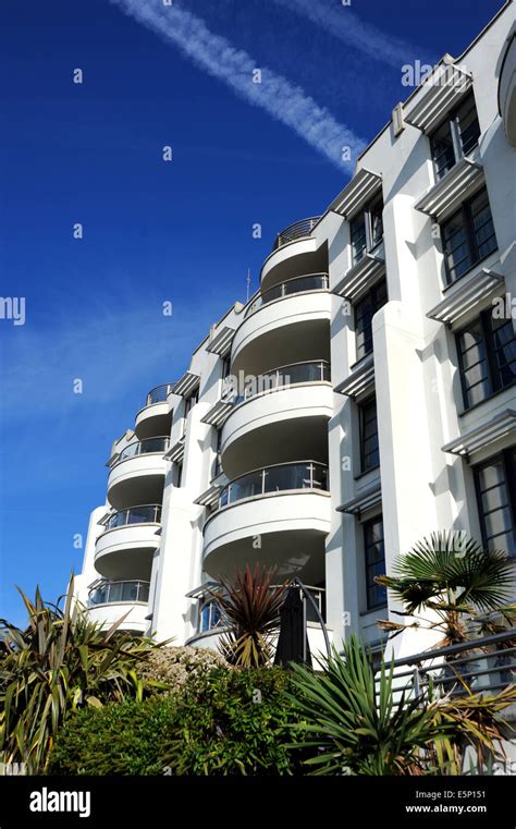 Worthing West Sussex UK - Property -The Warnes flats on Worthing seafront on the site of the old ...