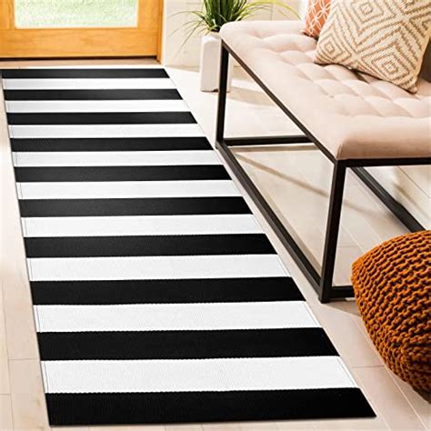 Rugs Best Black And White Bathroom Runner Rugs