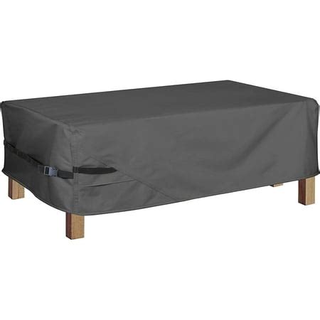 SHTUUYINGG Patio Coffee Table Cover - Waterproof Outdoor Furniture Rectangular Small Table ...