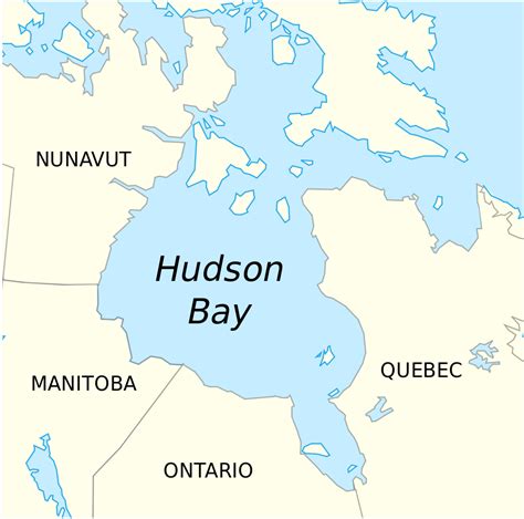 Hudson Bay Map – Locations and Maps of Atlantic Ocean