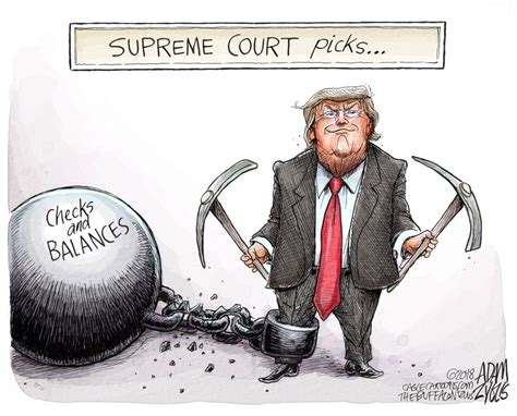 Political Cartoon U.S. Trump Supreme Court nominee Brett Kavanaugh ...