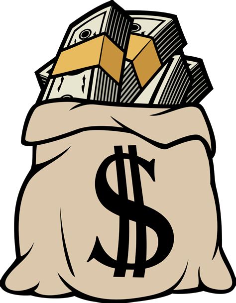 Money Bag with Dollar Sign Illustration 11617868 PNG