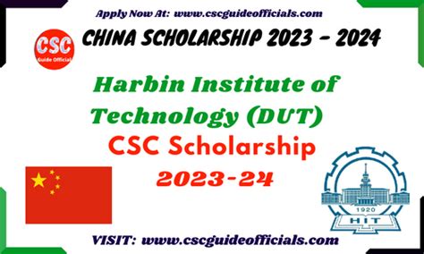 harbin institute of technology csc scholarship 2023-2024 – CSC Guide ...