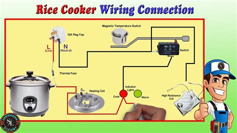Electric Rice Cooker Wiring Diagram