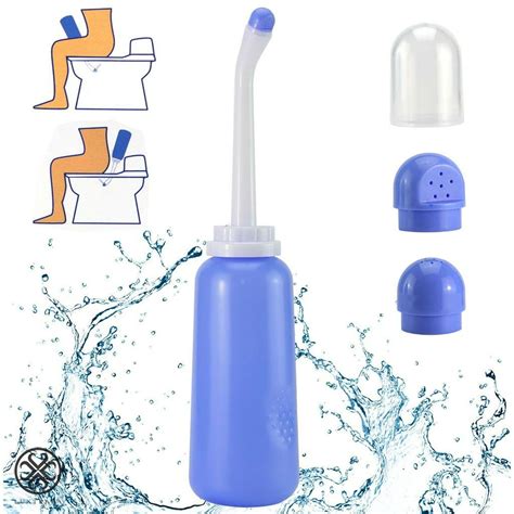 Luxtrada 500ML Portable Bidet Sprayer Handheld Hand Spray Water Washing ...