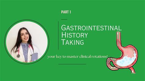 Gastrointestinal System History Taking part 1 - YouTube