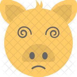 Pig Emoji Icon - Download in Flat Style