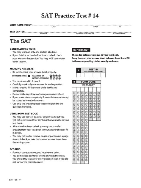 SAT test 2019 Question paper | Sat