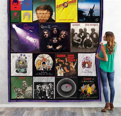 Queen Band Albums Quilt Blanket - Beeteeshop