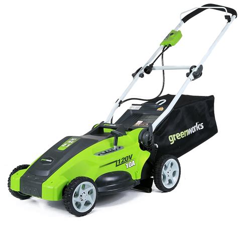 Greenworks 10 Amp 16-inch Corded Electric Lawn Mower | The Home Depot Canada