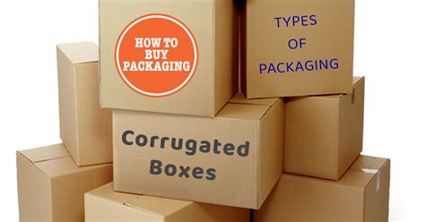 Types of Packaging - Corrugated Boxes