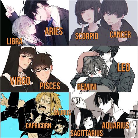 Horoscope Symbols | Zodiac signs pisces, Zodiac signs gemini, Anime zodiac