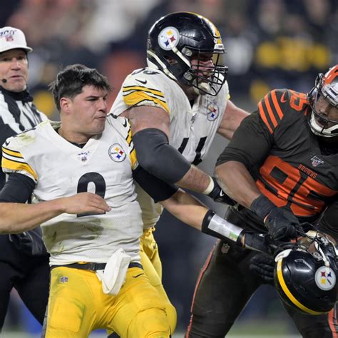 Mason Rudolph Discusses Myles Garrett Conversation After Steelers vs ...