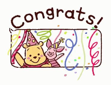 Congrats Winnie The Pooh GIF - Congrats Winnie The Pooh - Discover & Share GIFs