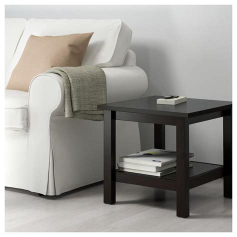 Ikea Hemnes Side Coffee Table Black Brown Solid Wood, Furniture Home Living, Furniture, Tables ...