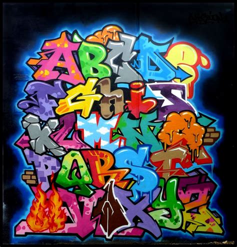 Graffiti Alphabet Wallpaper Hd | Wallpaper Background HD