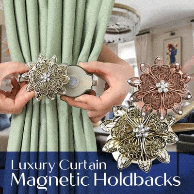 Luxury Curtain Magnetic Holdbacks in 2022 | Luxury curtains, Colorful curtains, Red bronze