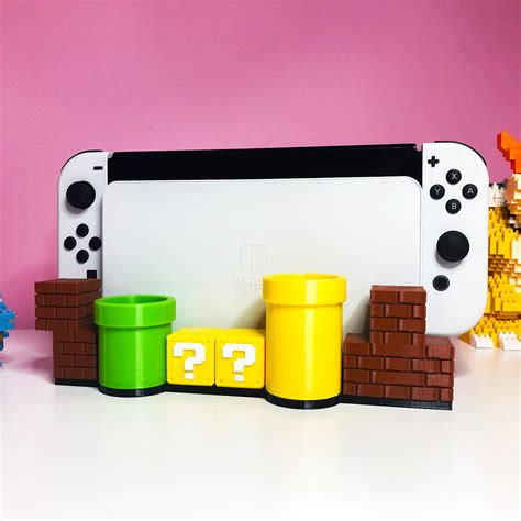 STL file Nintendo Switch Dock MARIO Theme - OLED & CLASSIC 🕹️・3D print ...