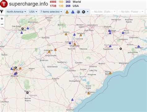 Find Us Map Updated | Tesla Motors Club