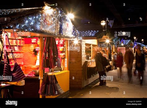 Christmas Market, The Southbank, London, England Stock Photo - Alamy