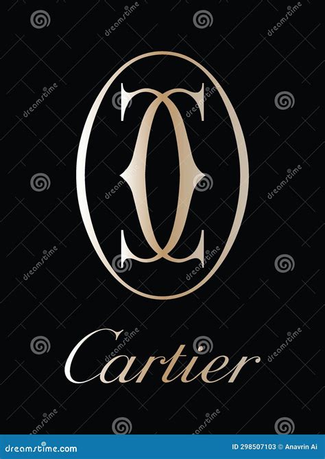 Cartier Logo Vector Icon Color Editorial Gold Editorial Stock Photo - Illustration of color ...