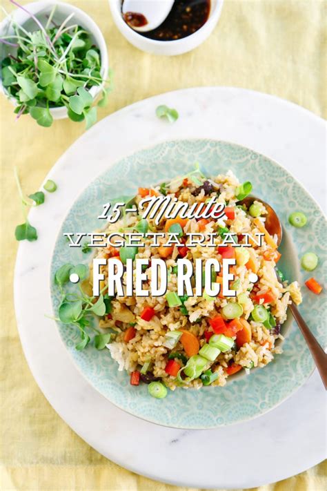 15-Minute Vegetarian Fried Rice (with meat-lover options) - Live Simply