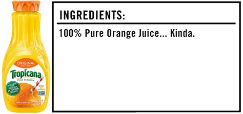 33 Tropicana Orange Juice Ingredients Label - Label Design Ideas 2020