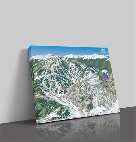 Beaver Creek Trail Map Canvas – Snocamp