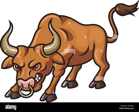 Bull cartoon hi-res stock photography and images - Alamy