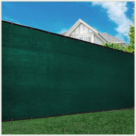 6 Foot Fence Privacy Screen Cover Windscreen with Heavy Duty Brass ...