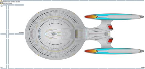 Discovery Class Starship Blueprints - U.S.S. Odyssey NCC-71832-B