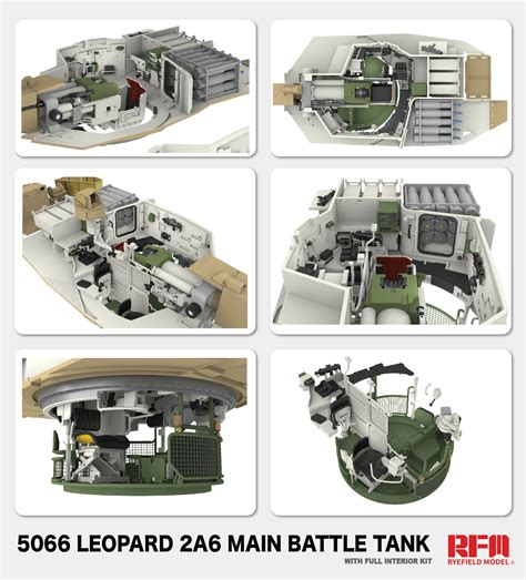 Leopard 2A6 Main Battle Tank with FULL INTERIOR | HLJ.com