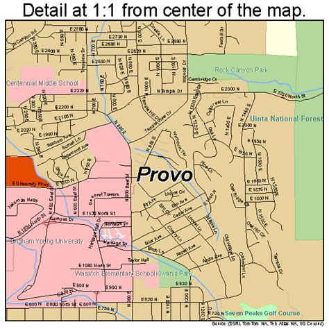 Provo Utah Street Map 4962470