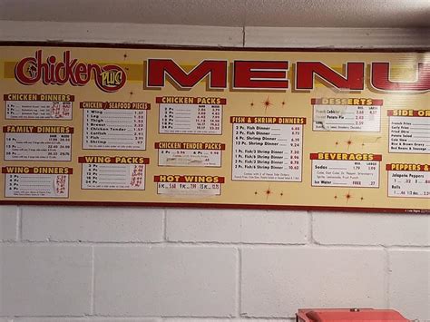 Menu at Chicken Plus fast food, Houston, N Wayside Dr