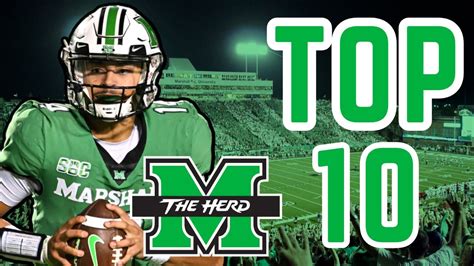 Marshall Thundering Herd TOP 10 Football Players for 2023 - Win Big Sports