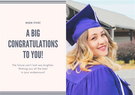 Graduation Card Template Free Printable