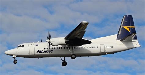 Australia’s Alliance Aviation exits turboprop operations with Fokker 50 ...