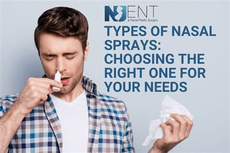 Types of Nasal Sprays: Choosing the Right One for Your Needs