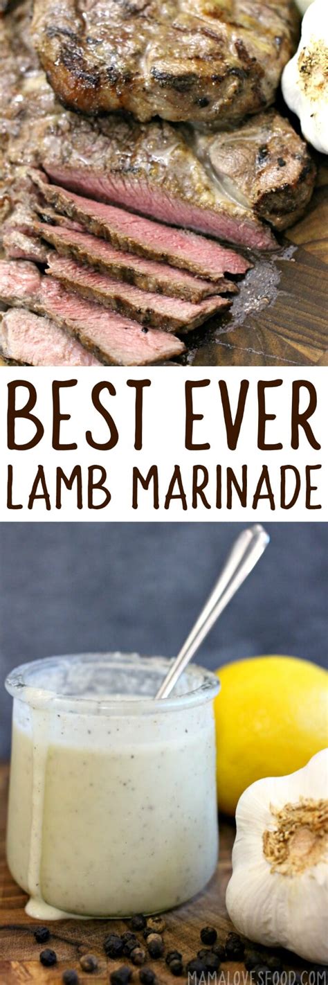 Lamb Marinade - How to Make the Best Ever Lamb Marinade - Mama Loves Food