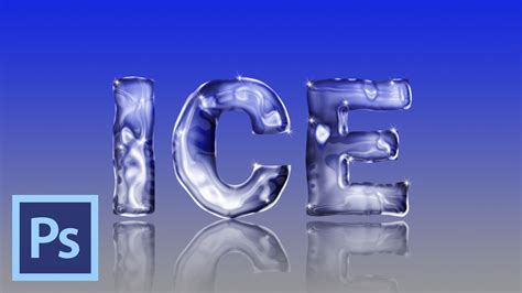 Photoshop Tutorial: How to Create Icy, Frozen Text - YouTube