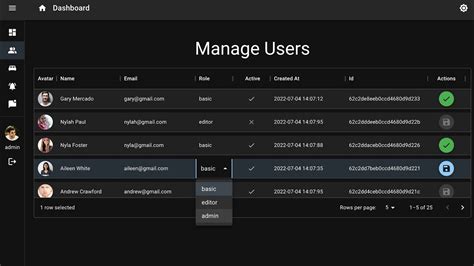 MUI Responsive Data Grid Table, sort, edit, search, filter, React Advanced component to manage ...