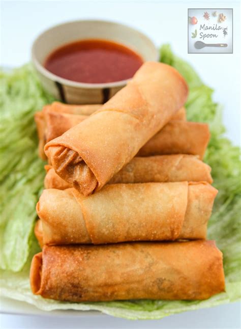 Lumpia (Filipino Vegetarian Spring Rolls) - Manila Spoon